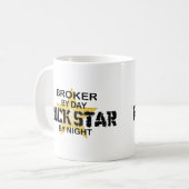 Mug Vedette du rock de courtier par nuit (Devant gauche)