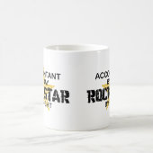 Mug Vedette du rock par nuit - comptable (Centre)