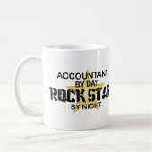 Mug Vedette du rock par nuit - comptable (Gauche)