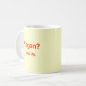 Mug Vegan ? Ferme-La. (Devant gauche)