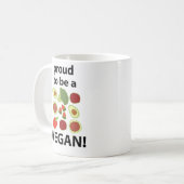 Mug Vegan Fier D'Être Un Végan (Devant gauche)