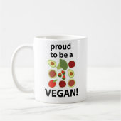 Mug Vegan Fier D'Être Un Végan (Gauche)