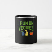 Mug Vegan - Je Cours Sur Légume (Centre)