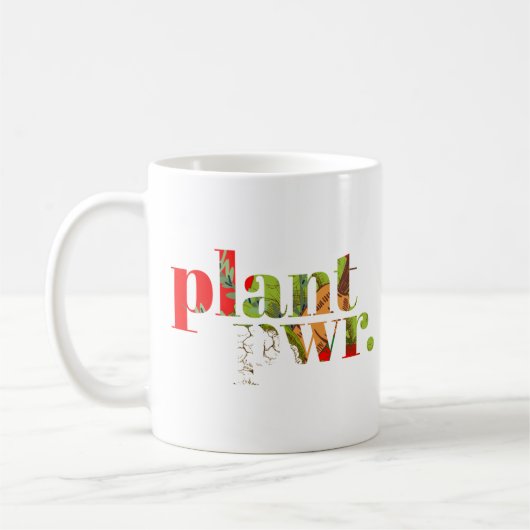Mug Vegan Plante Power (Gauche)