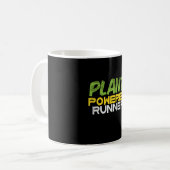Mug Vegan - Plante Powered Runner (Devant gauche)