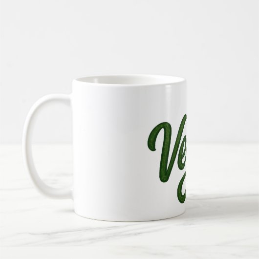 Mug Vegan vert (Gauche)