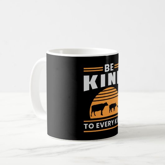 Mug Veganism Vegan Veggie Animaux Droits Drôle Cadeau (Devant gauche)