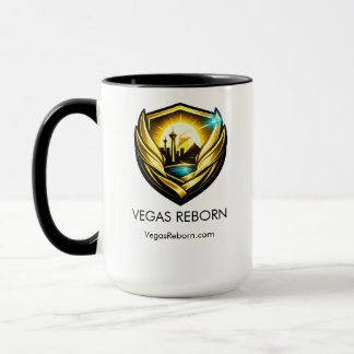 Mug Vegas Reborn Gold Crest 15 oz Combo