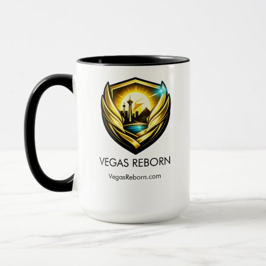 Mug Vegas Reborn Gold Crest 15 oz Combo (Gauche)