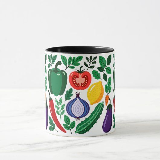 Mug Vegetable pattern (Centre)