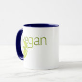 Mug Végétalien feuillu (Devant gauche)