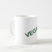 Mug Végétalien Incliné (Devant gauche)