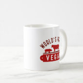 Mug Végétan le plus mauvais au monde (Devant droit)