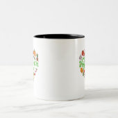 Mug végétarien en forme de coeur (Centre)