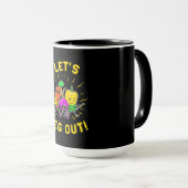 Mug Végétarien Laisser Vegan Sortir (Devant droit)