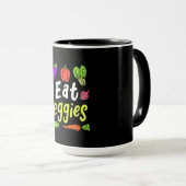 Mug Végétarien Manger Légumes (Devant droit)