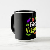 Mug Végétarien Manger Légumes (Devant gauche)