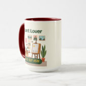 Mug Végétation personnalisée et conception d'espace de (Devant gauche)