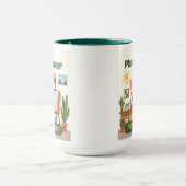 Mug Végétation personnalisée et conception d'espace de (Centre)