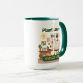 Mug Végétation personnalisée et conception d'espace de (Devant droit)