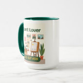 Mug Végétation personnalisée et conception d'espace de (Devant gauche)