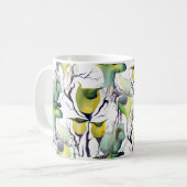 Mug Végétation tropicale Fairyland Plantes d'aquarelle (Devant gauche)