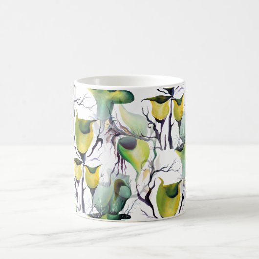 Mug Végétation tropicale Fairyland Plantes d'aquarelle (Centre)