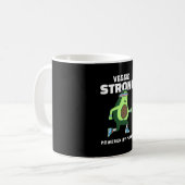Mug Veggie Strong, Powered by plantes (Devant gauche)