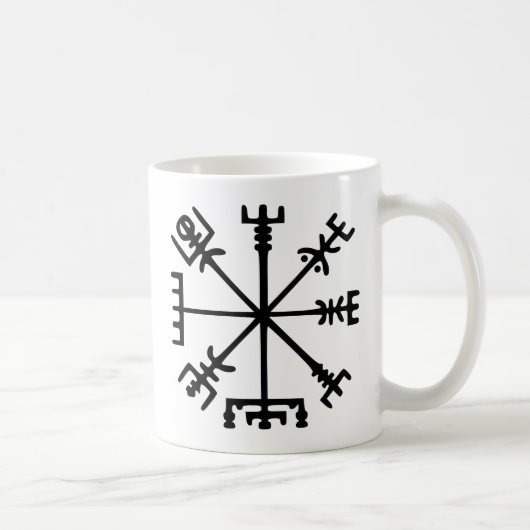 Mug Vegvísir (boussole de Viking) (Droite)