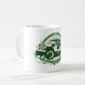 Mug Véhicule Tout-Terrain 4x4 Vert (Devant gauche)