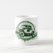 Mug Véhicule Tout-Terrain 4x4 Vert (Centre)