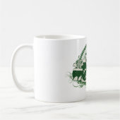 Mug Véhicule Tout-Terrain 4x4 Vert (Gauche)