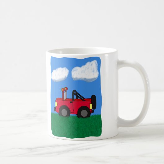 Mug Véhicule utilitaire sport 4 roues (Droite)