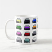 Mug Véhicules SUV multicolores (Gauche)