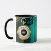 Mug Veille bijoux Steampunk sur un Arrière - plan vert (Gauche)