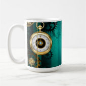 Mug Veille bijoux Steampunk sur un Arrière - plan vert (Gauche)