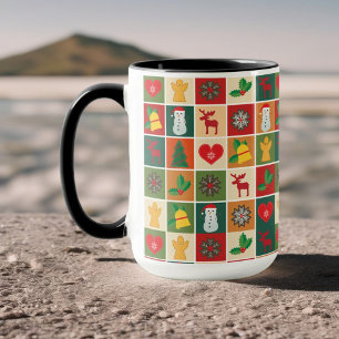 Mug Veille de Noël vacances famille amis université