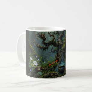 Mug Veilleurs dans le bois sorcier Black Cat Cauldron