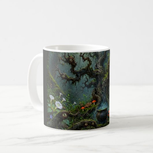 Mug Veilleurs dans le bois sorcier Black Cat Cauldron (Devant gauche)