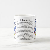 Mug Velasquez, l'origine, la signification et la crête (Centre)