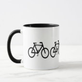 Mug Vélo Abstrait (Gauche)