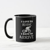 Mug Vélo amusant (Gauche)