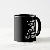 Mug Vélo amusant (Devant droit)