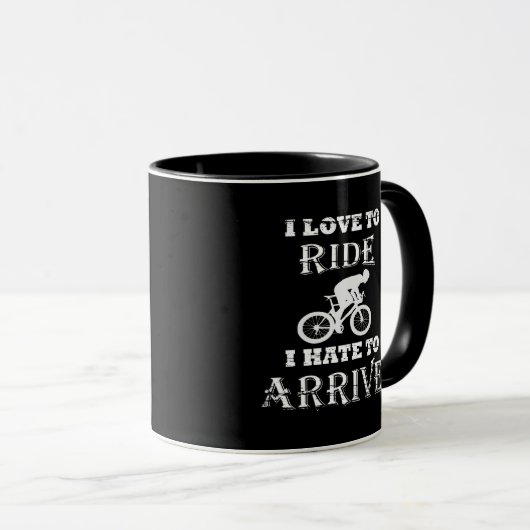 Mug Vélo amusant (Devant droit)