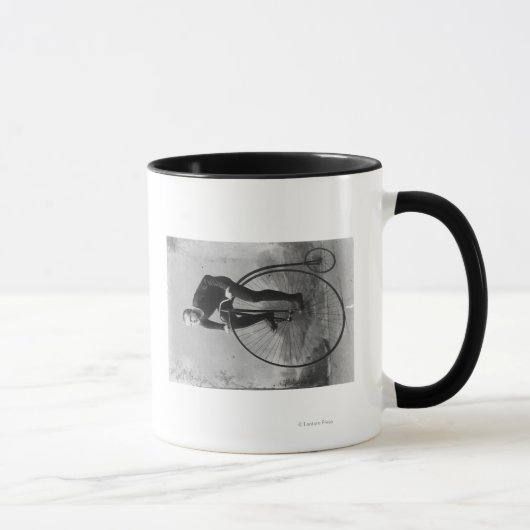 Mug Vélo avec grande roue avant photo (Droite)