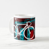 Mug Vélo Berlin - bleu rouge de voie (Devant gauche)