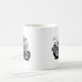 Mug Vélo Blanc-Rouge de Hayabusa (Centre)