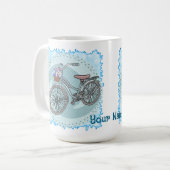 Mug Vélo Bleu (Devant gauche)