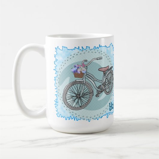 Mug Vélo Bleu (Gauche)
