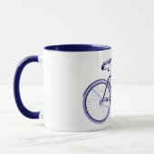 Mug Vélo bleu vintage (Gauche)